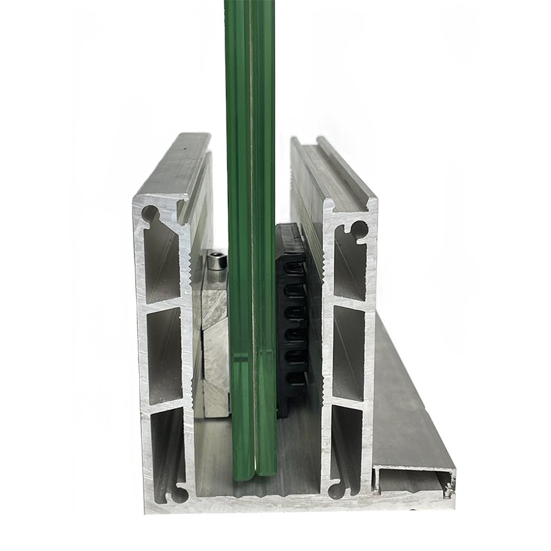 Aluminum U channel base balustrade glass balustrade aluminum profile directly factory aluminum