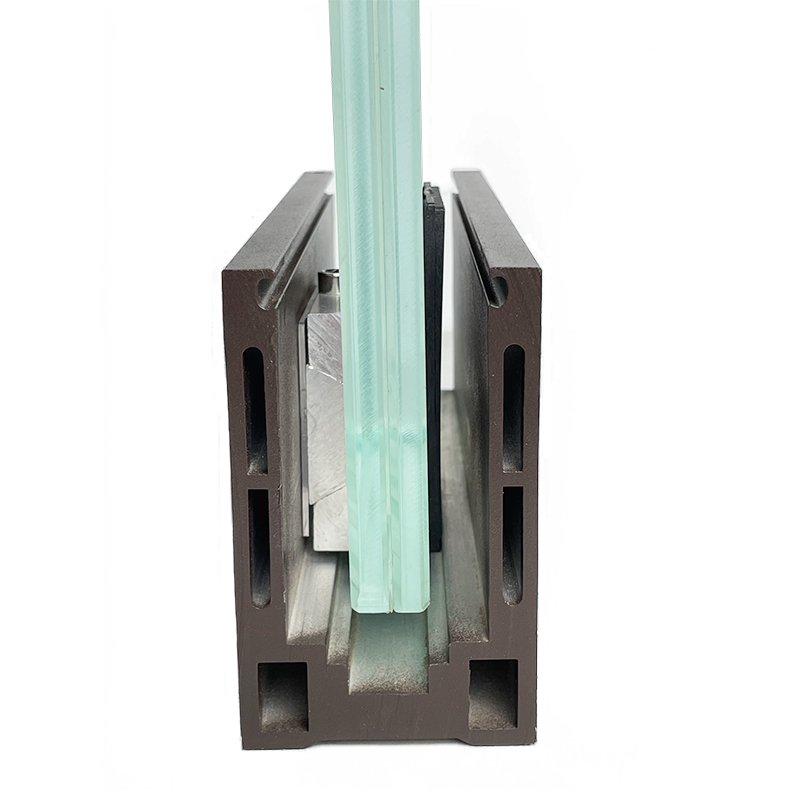 Aluminum U channel base balustrade glass balustrade aluminum profile directly factory aluminum