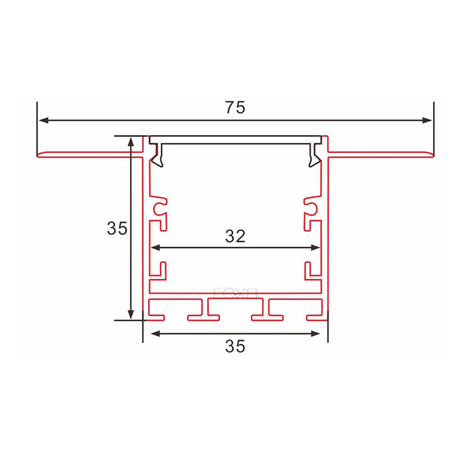 C099 Led Aluminum profile channel