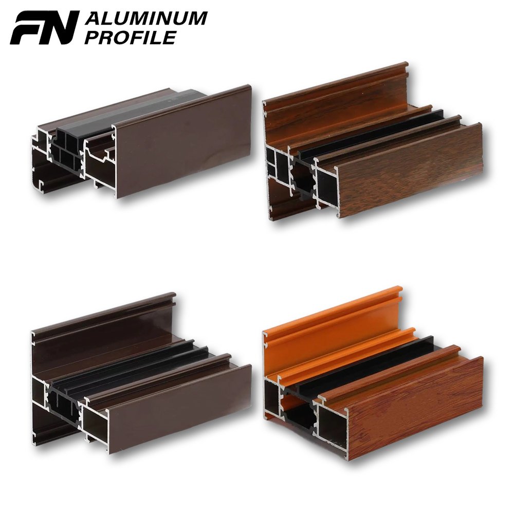 foshan factory aluminum window profile perfiles de aluminio 6000 series door frame aluminum profile for windows