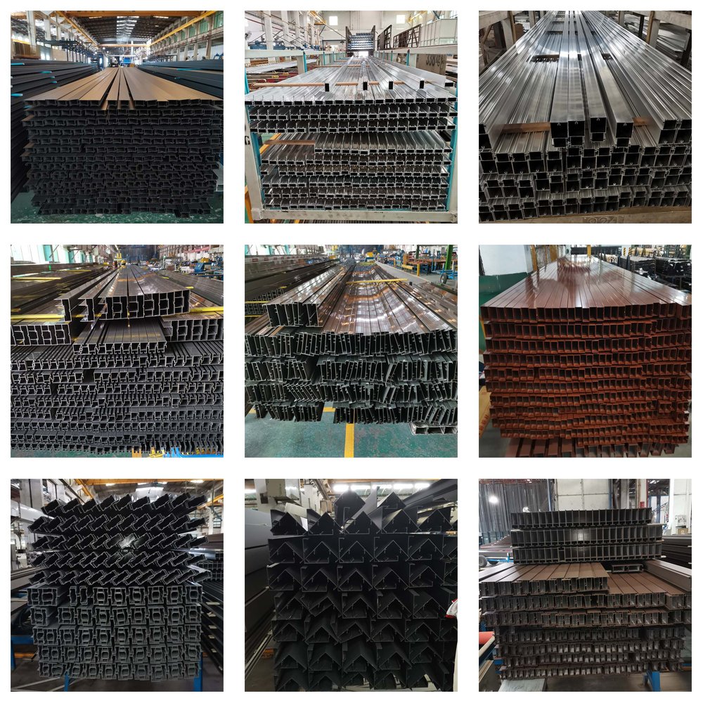foshan factory aluminum window profile perfiles de aluminio 6000 series door frame aluminum profile for windows