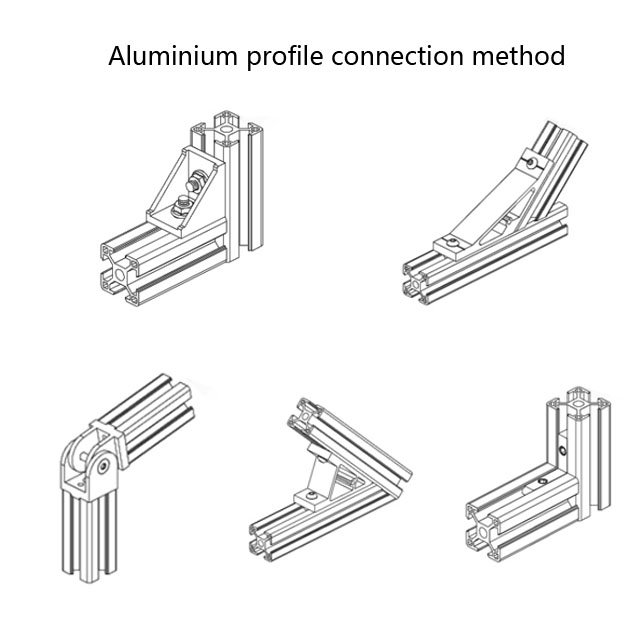 Chinese Manufacturers 3d Printer V Slot Aluminum 2020 Black Extrusion Industrial Aluminium Profile