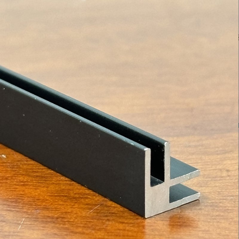 Polished Mirror Finish U Channel Aluminum Profile Brightness Shower Room Glass Door Frame Metal Frames for Durability
