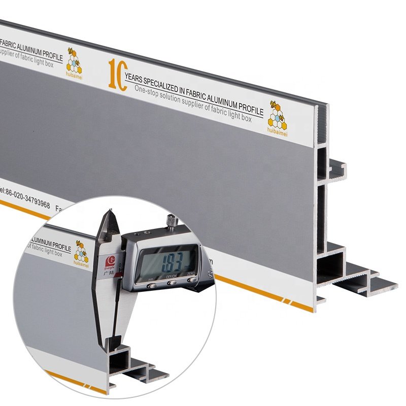 Guangdong factory aluminium seg frame profile for fabric light box