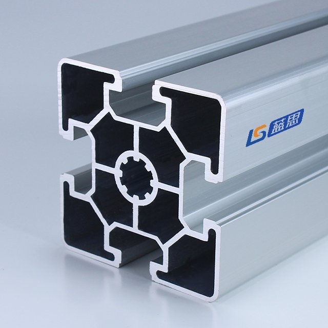 custom extruded black 6060C industrial aluminum profiles anodized 8mm t slot aluminum extrusion profile