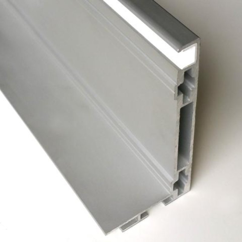 Anodized PC Diffuser Silver White Black Aluminum Light Extrusion Profile Curved Round Aluminium LED Strip
