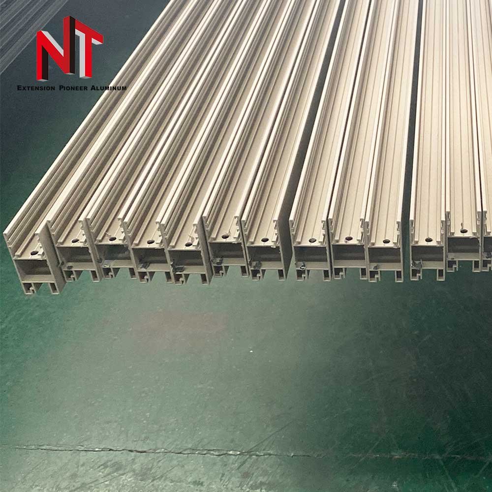 2023 China aluminum profile manufacturer sliding windows materials aluminium track for sliding window