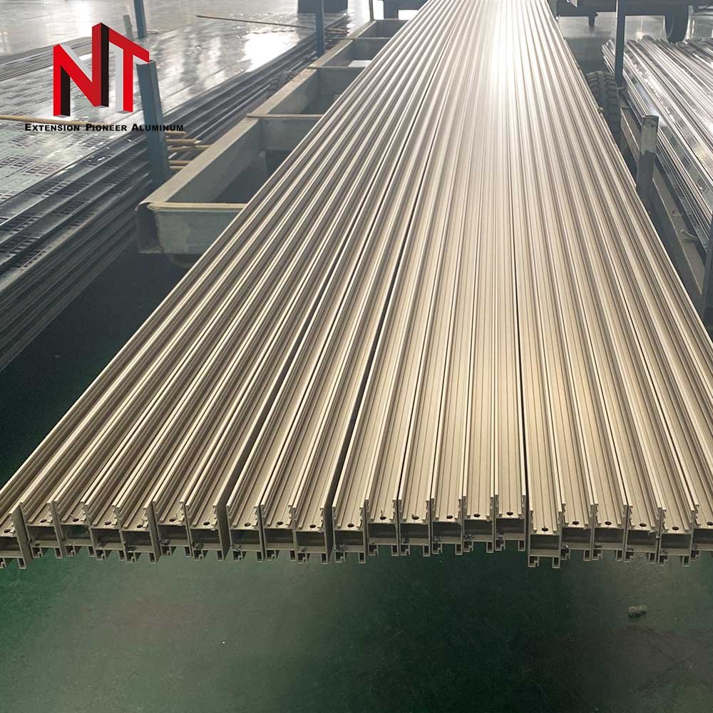 2023 China aluminum profile manufacturer sliding windows materials aluminium track for sliding window