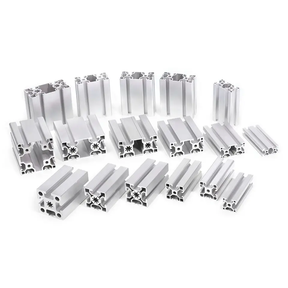 Custom aluminium extrusion profiles factory price 6061 aluminium extrusion custom-made industrial aluminum profile