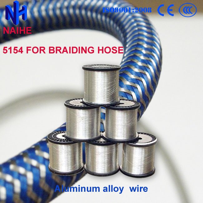 good elongation high strength 0.12mm Aluminum alloy Wire for braiding coaxial cable ER 5154 aluminum wire