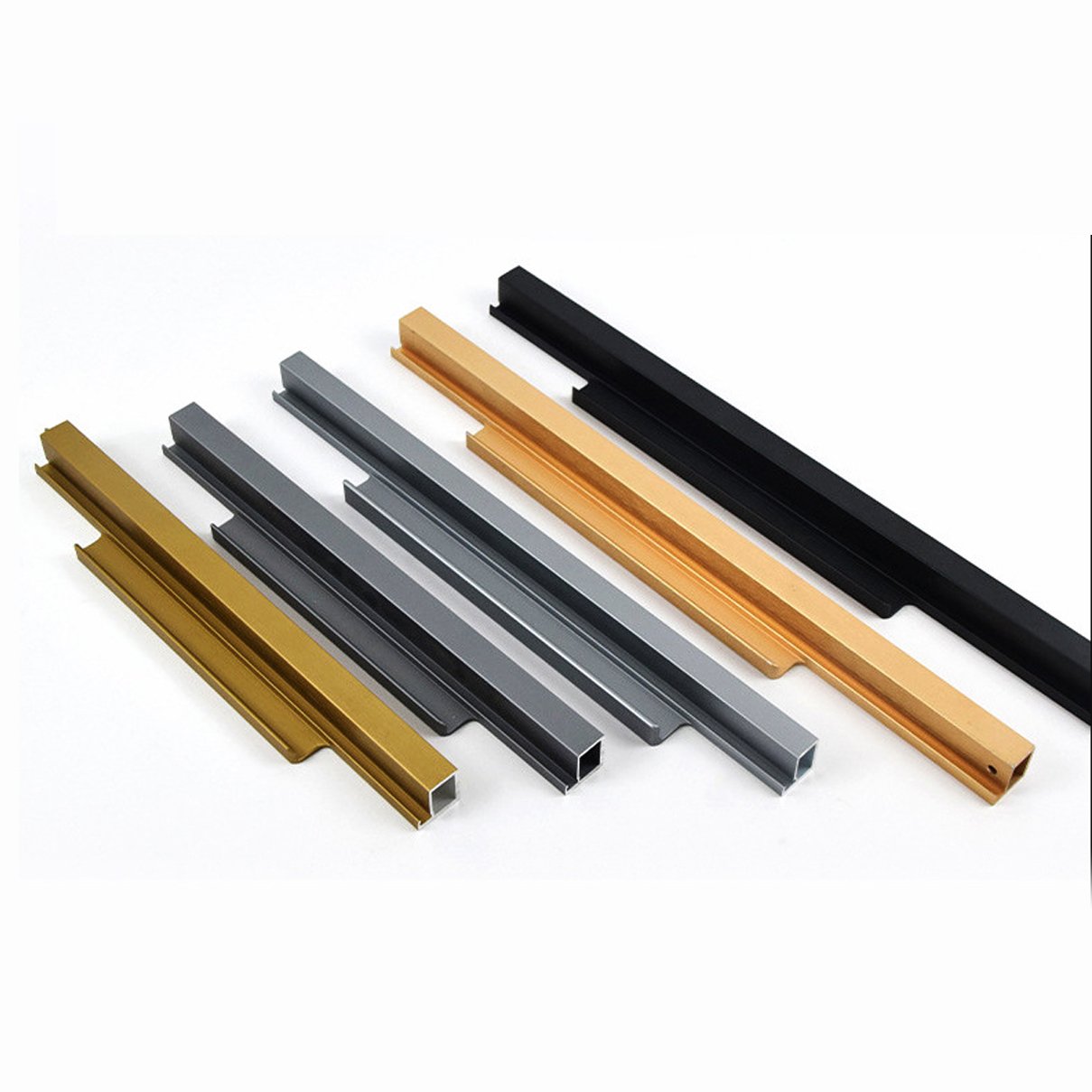 YL hardware cabinet aluminum frame sliding door aluminium profile for wardrobe glass door