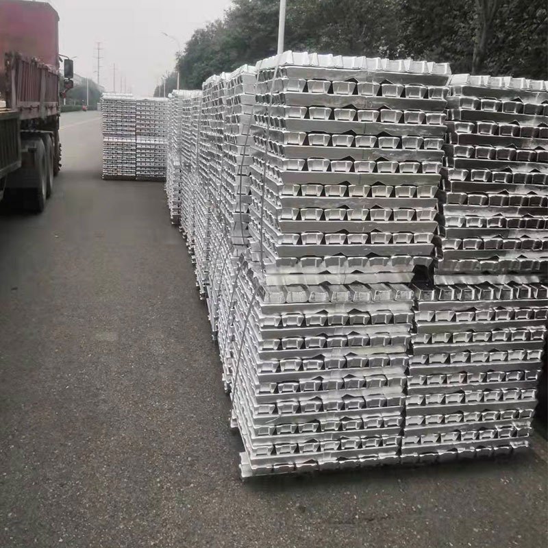 Factory Direct Sales High Purity Primary Extrusion Silver White A5 A7 A8 99.7% Pure Aluminum Ingot