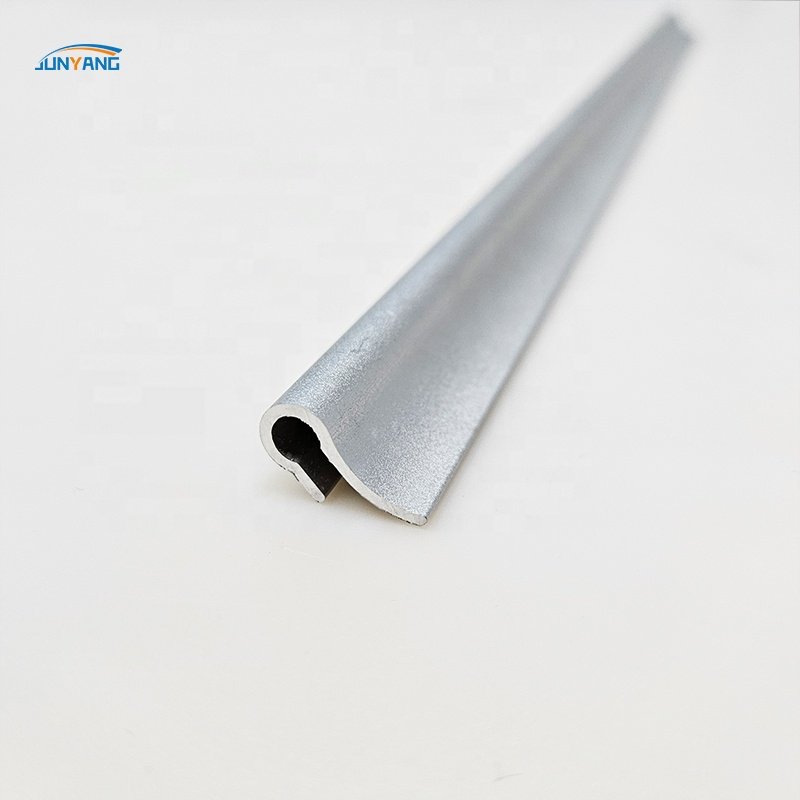 Customized 6061 6063 T5 T6 Extruded Aluminum Alloy Wiper Blade Silver Anodized Powder Spray Aluminum Extruded Aluminum Profile