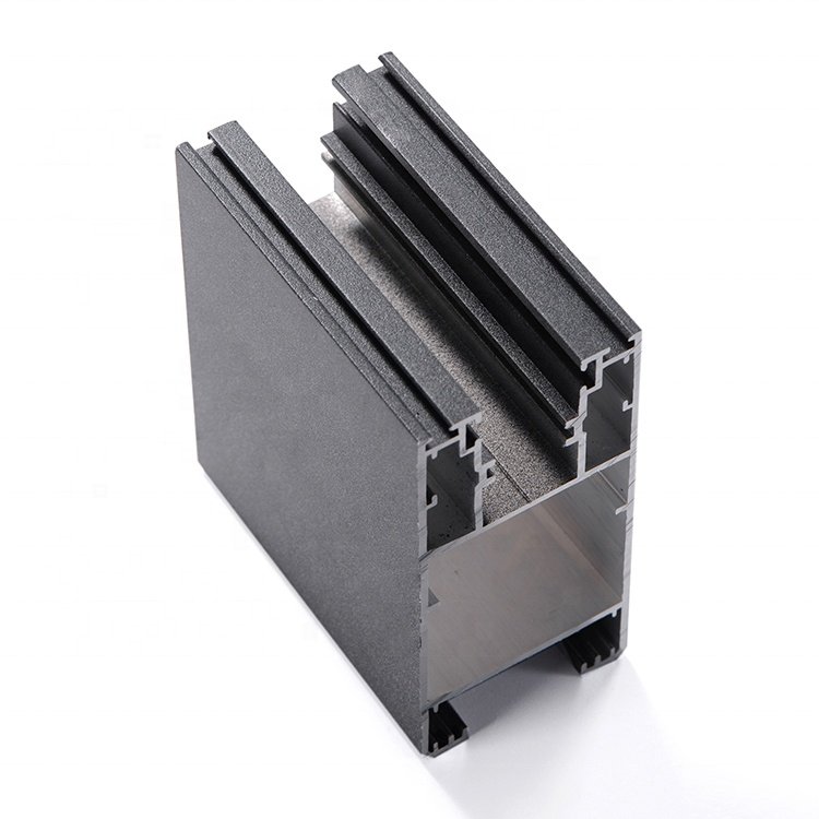 Customized Square Aluminium Extrusions 1mm-2mm Thickness Powder Coating Anodized Finish Processing Including Cutting Door
