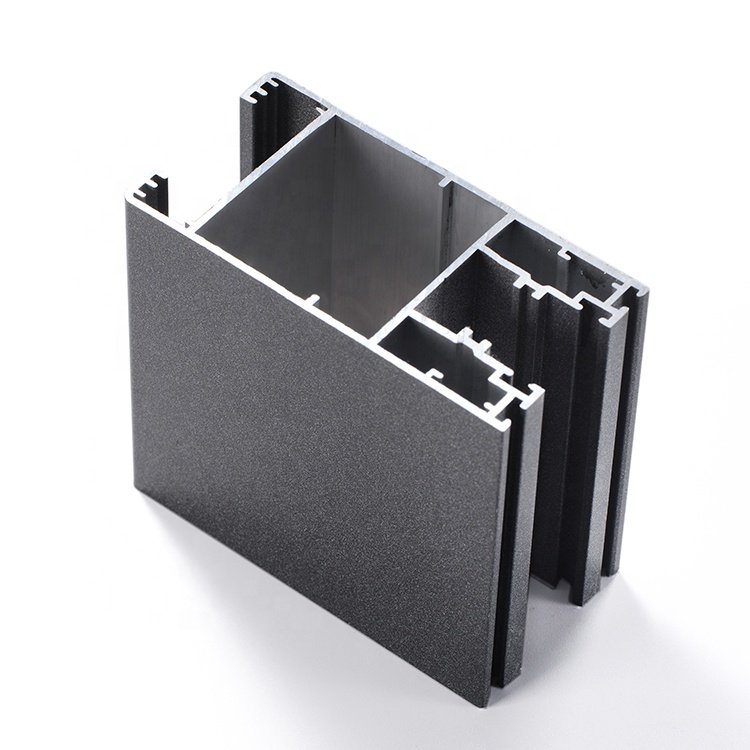 Customized Square Aluminium Extrusions 1mm-2mm Thickness Powder Coating Anodized Finish Processing Including Cutting Door