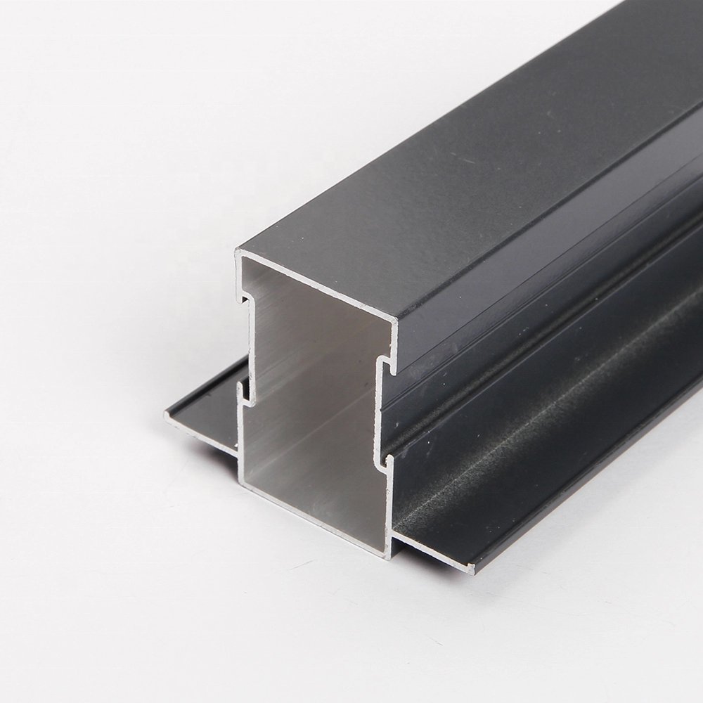 Customized Square Aluminium Extrusions 1mm-2mm Thickness Powder Coating Anodized Finish Processing Including Cutting Door