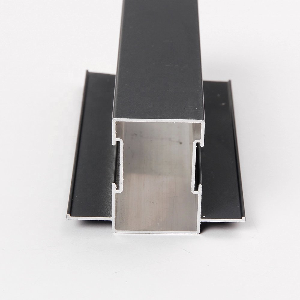 Customized Square Aluminium Extrusions 1mm-2mm Thickness Powder Coating Anodized Finish Processing Including Cutting Door