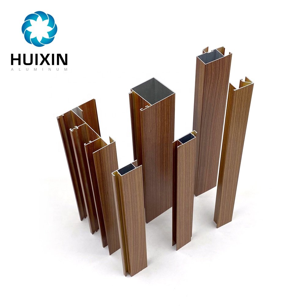 Wholesale 6063t5 Wood Grain Aluminium Extrusion Aluminium Profiles Catalogue