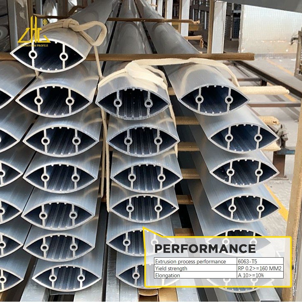 Super Quality Custom 6061 6063 Aluminium Extrusion Profiles T5 Tempered Anodized Cutting Aluminum Profiles Factory Price
