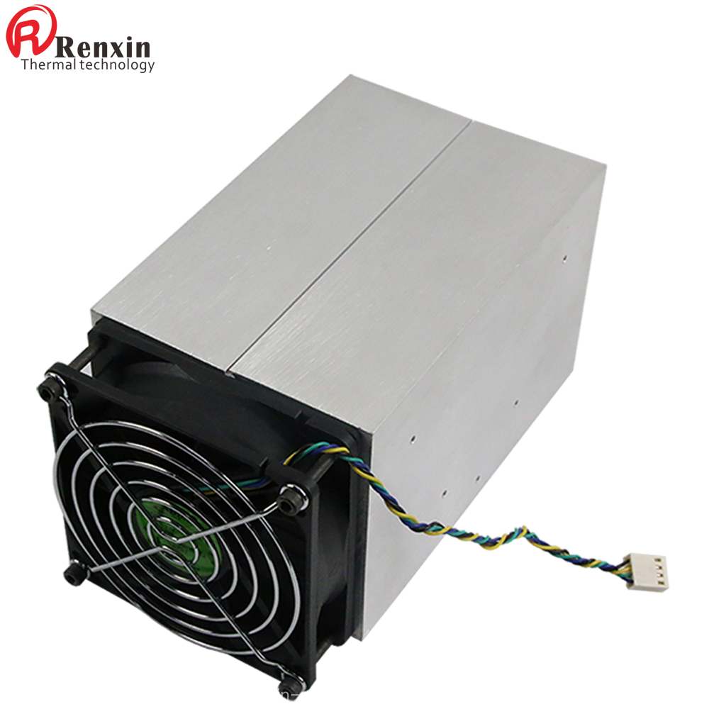 Profile Heatsink Enclosure Electronic Product Radiator Extruded Aluminium Square Ball Bearing Heat Sink ADDA 237 M 3 /h 57 Db(a)