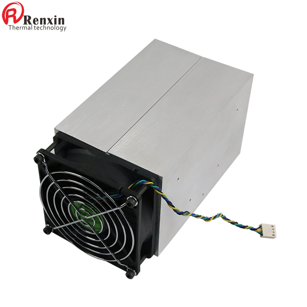 Profile Heatsink Enclosure Electronic Product Radiator Extruded Aluminium Square Ball Bearing Heat Sink ADDA 237 M 3 /h 57 Db(a)