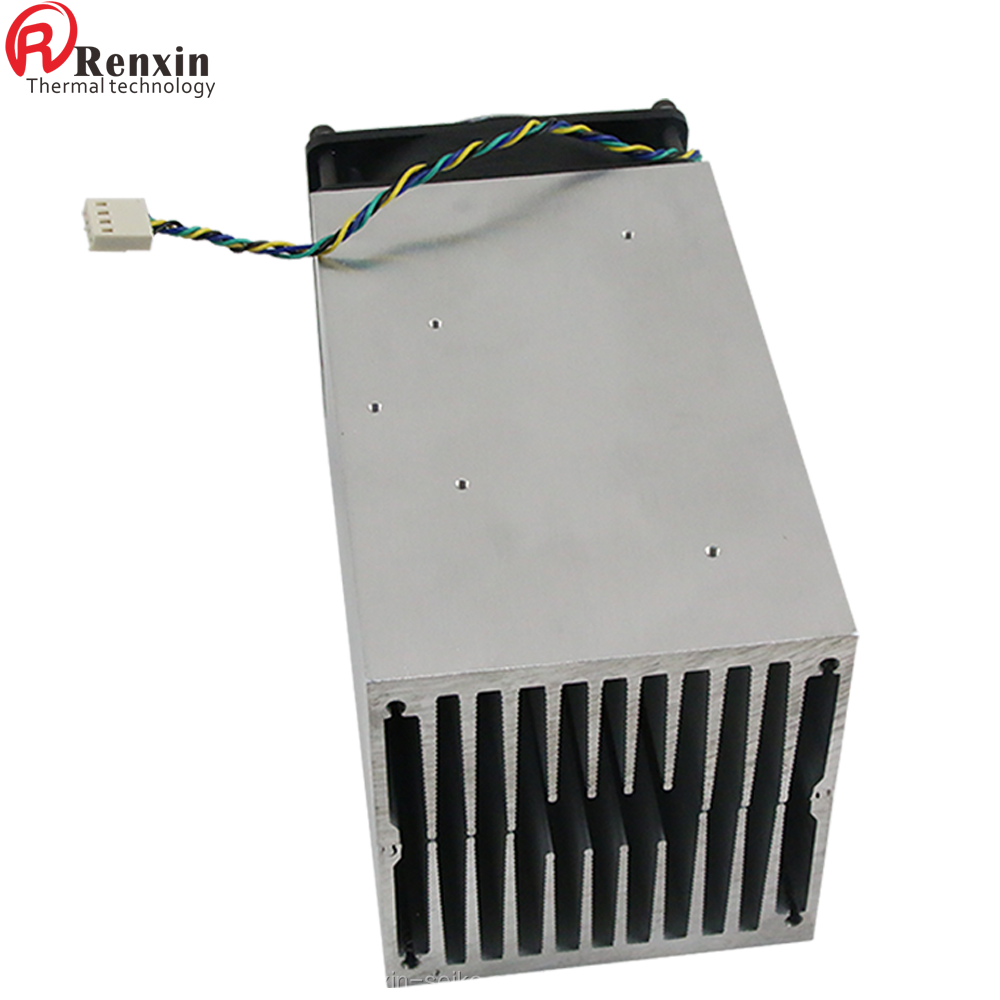 Profile Heatsink Enclosure Electronic Product Radiator Extruded Aluminium Square Ball Bearing Heat Sink ADDA 237 M 3 /h 57 Db(a)