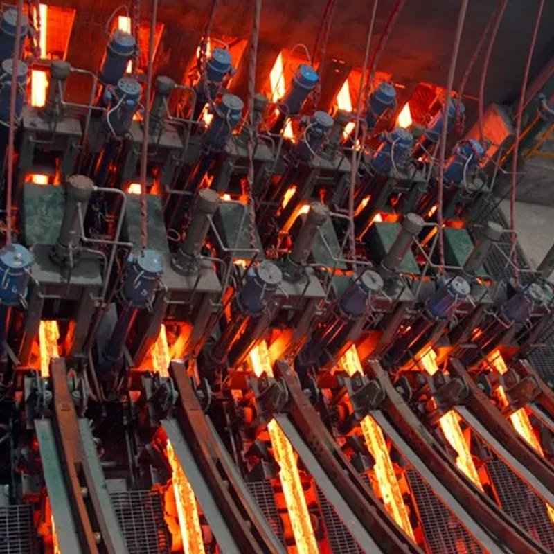 1-5t per hour manufacturing price metal recycling aluminum alloy copper ingot continuous casting machine and production line