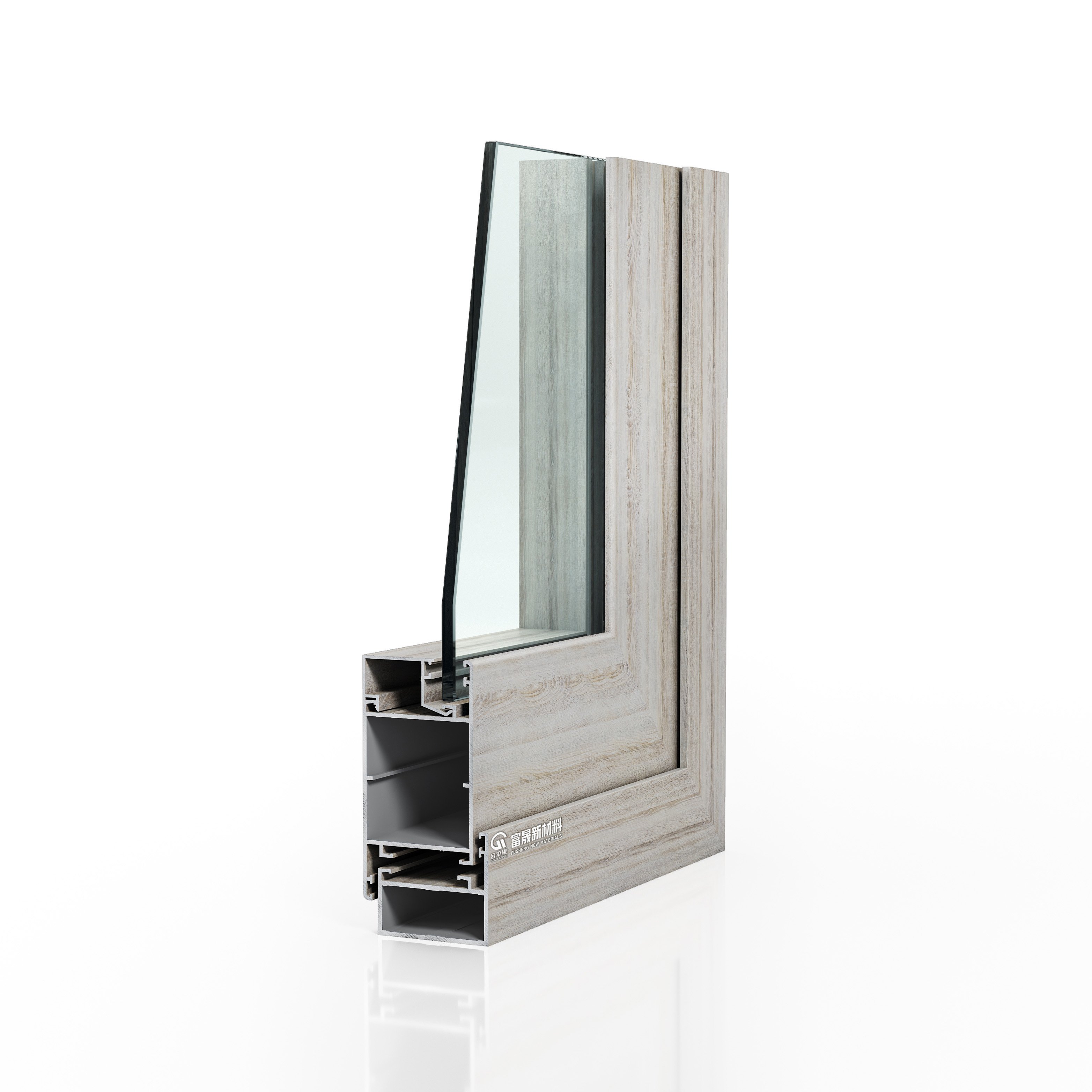 Gold Apple Customized Aluminum CKSL Casement Window Aluminum Alloy Profiles Extrusion Perfiles De Aluminio