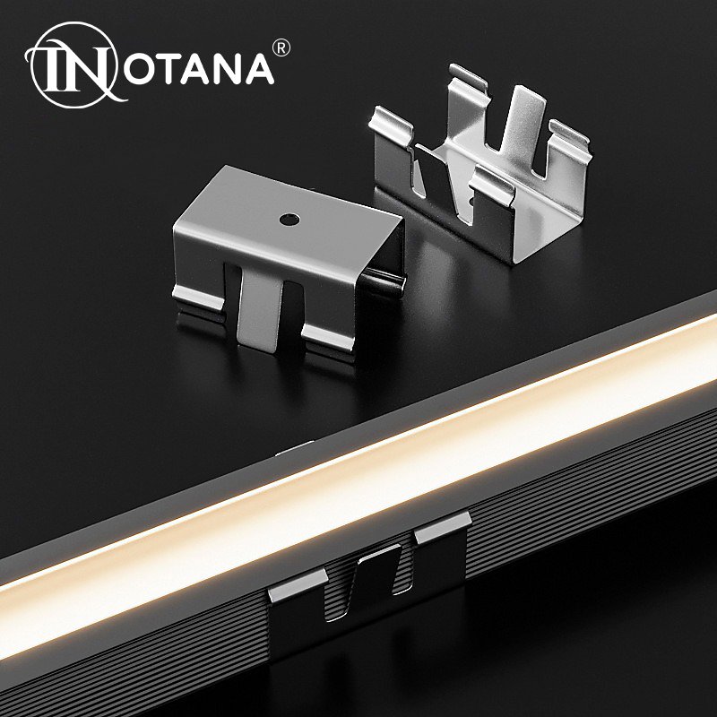 Custom led weld-free cabinet lights aluminum profile built-in wardrobes wine cabinet cabinet light strips aluminum slots