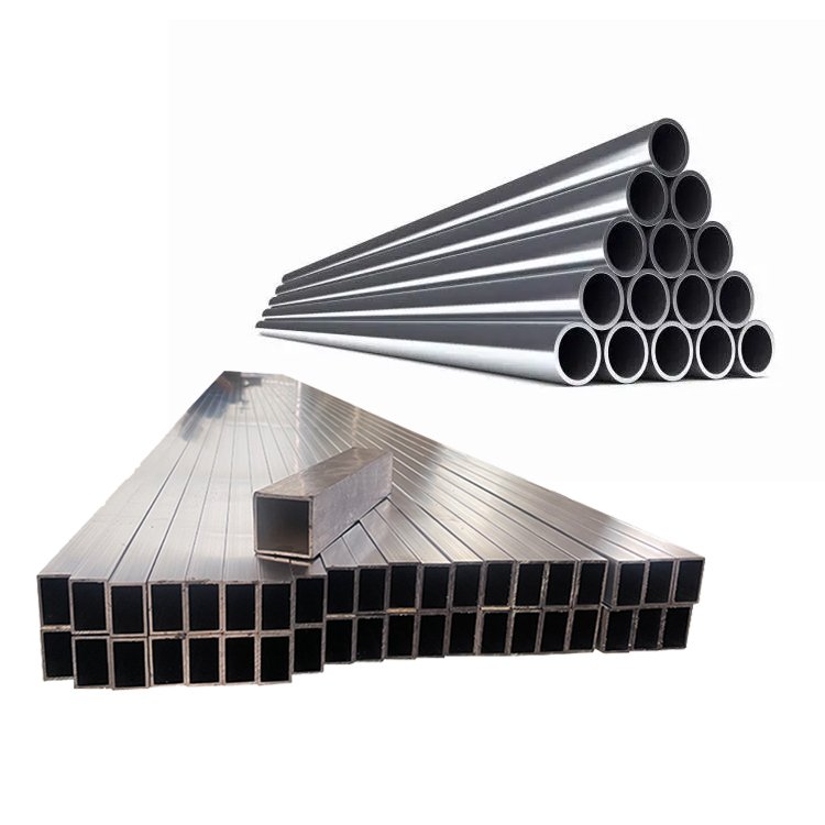 Custom Alu 6061 6063 7075 Extruded Cutting ROUND SQUARE Rectangle Aluminium profile Aluminium Tube aluminum Pipes