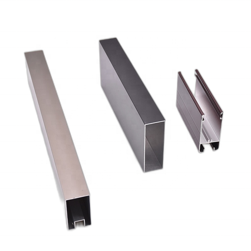 Custom Aluminum Profile Thermal Insulation Profiles Aluminum Anodized Champagne Aluminum Profiles