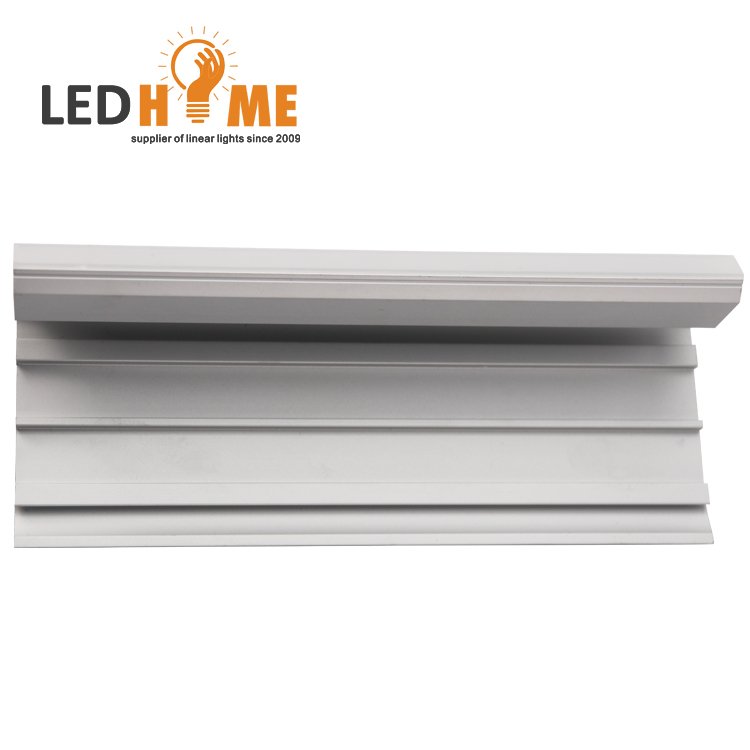 50*80mm Aluminum profile stair step lighting led stripes/cinema Aluminium step light/ 6063 extrusion aluminum profiles