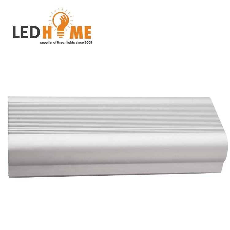 50*80mm Aluminum profile stair step lighting led stripes/cinema Aluminium step light/ 6063 extrusion aluminum profiles
