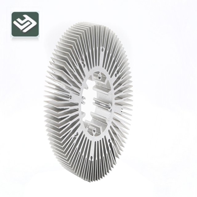 Wholesale 6063 T5 aluminium extrusion aluminium customized round heat sink DIY made for plant lighting