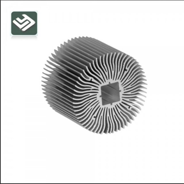 Wholesale 6063 T5 aluminium extrusion aluminium customized round heat sink DIY made for plant lighting