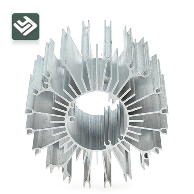 Wholesale 6063 T5 aluminium extrusion aluminium customized round heat sink DIY made for plant lighting