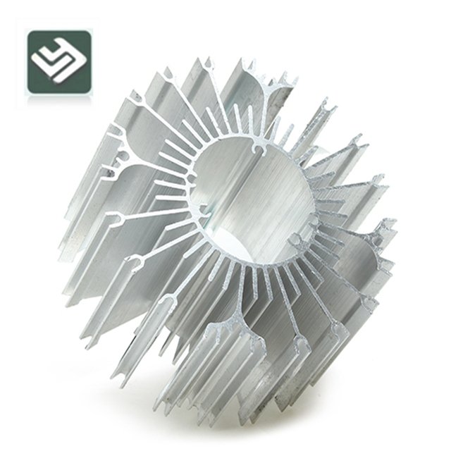 Wholesale 6063 T5 aluminium extrusion aluminium customized round heat sink DIY made for plant lighting