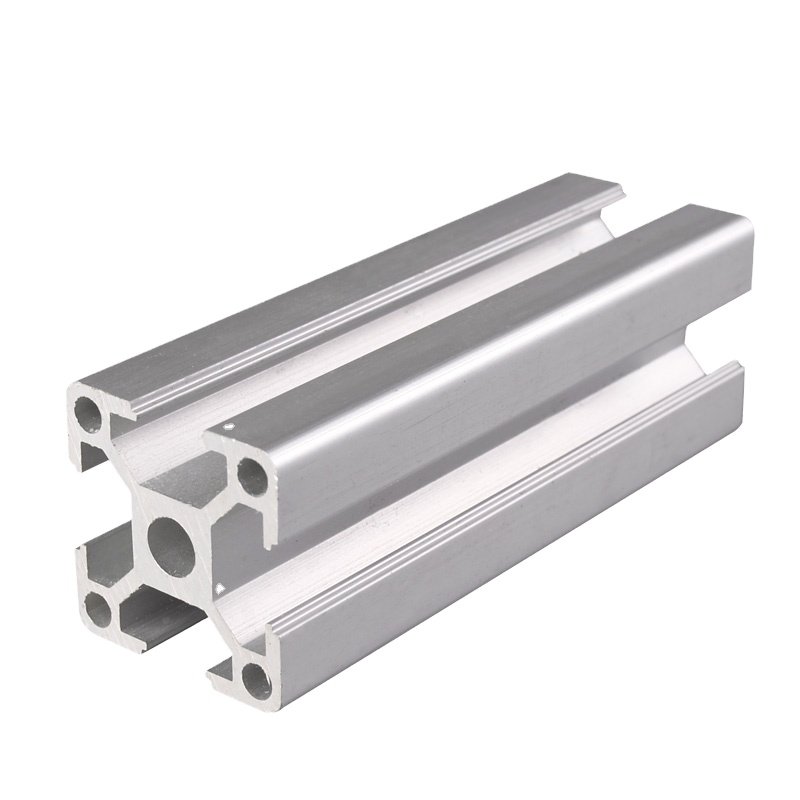 20*80mm Aluminum Alloy natural anodized 2080 aluminum profile for cnc