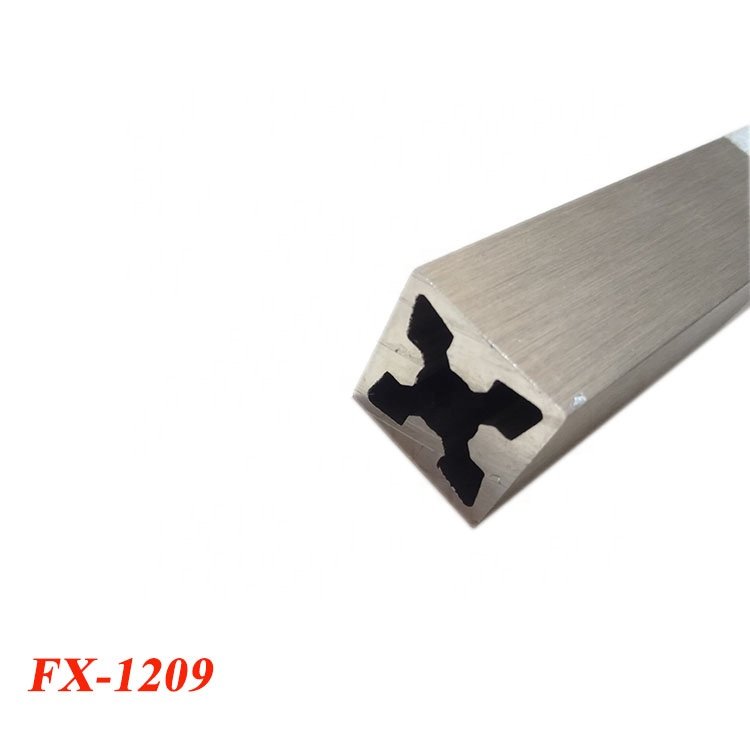 High Quality Aluminum Extrusion Profiles Decorative Display Glass Bracket Shelf Aluminum Profiles for Shelf Storage
