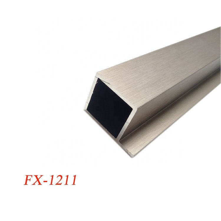 High Quality Aluminum Extrusion Profiles Decorative Display Glass Bracket Shelf Aluminum Profiles for Shelf Storage