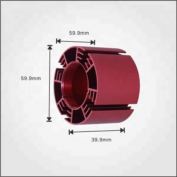 High quality 6063 alloy aluminum profile material for windows and doors