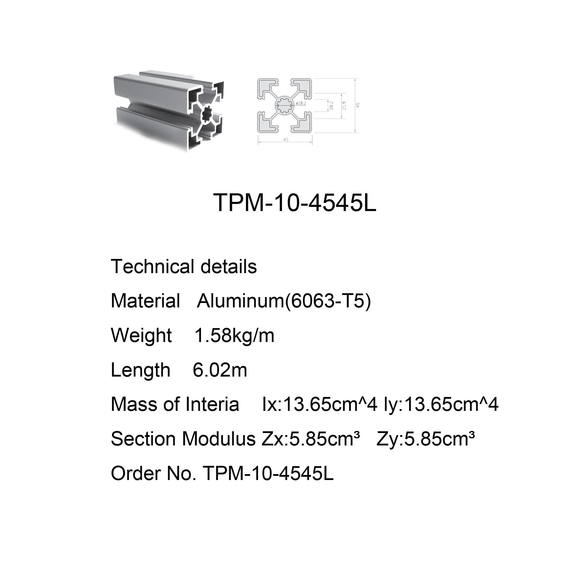 Factory custom 45x45 international standard anodized T slot aluminum profiles extrusion frame for production line