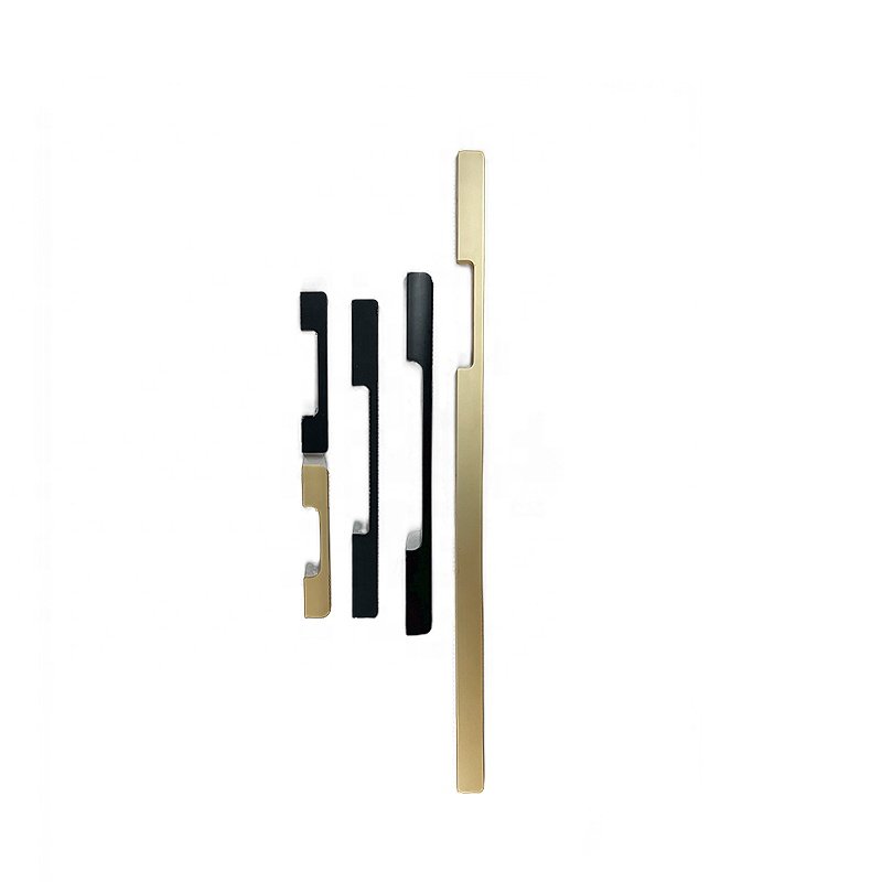 Modern Kitchen Design Cabinet Door Frame G Handle Aluminium Profile For Glass Kitchen Doors