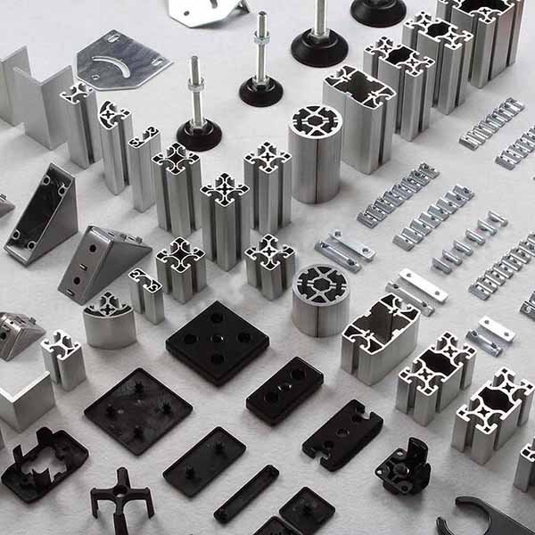Industrial Alloy Extrusion T-slot Aluminum Profile Accessories for kitchen cabinet