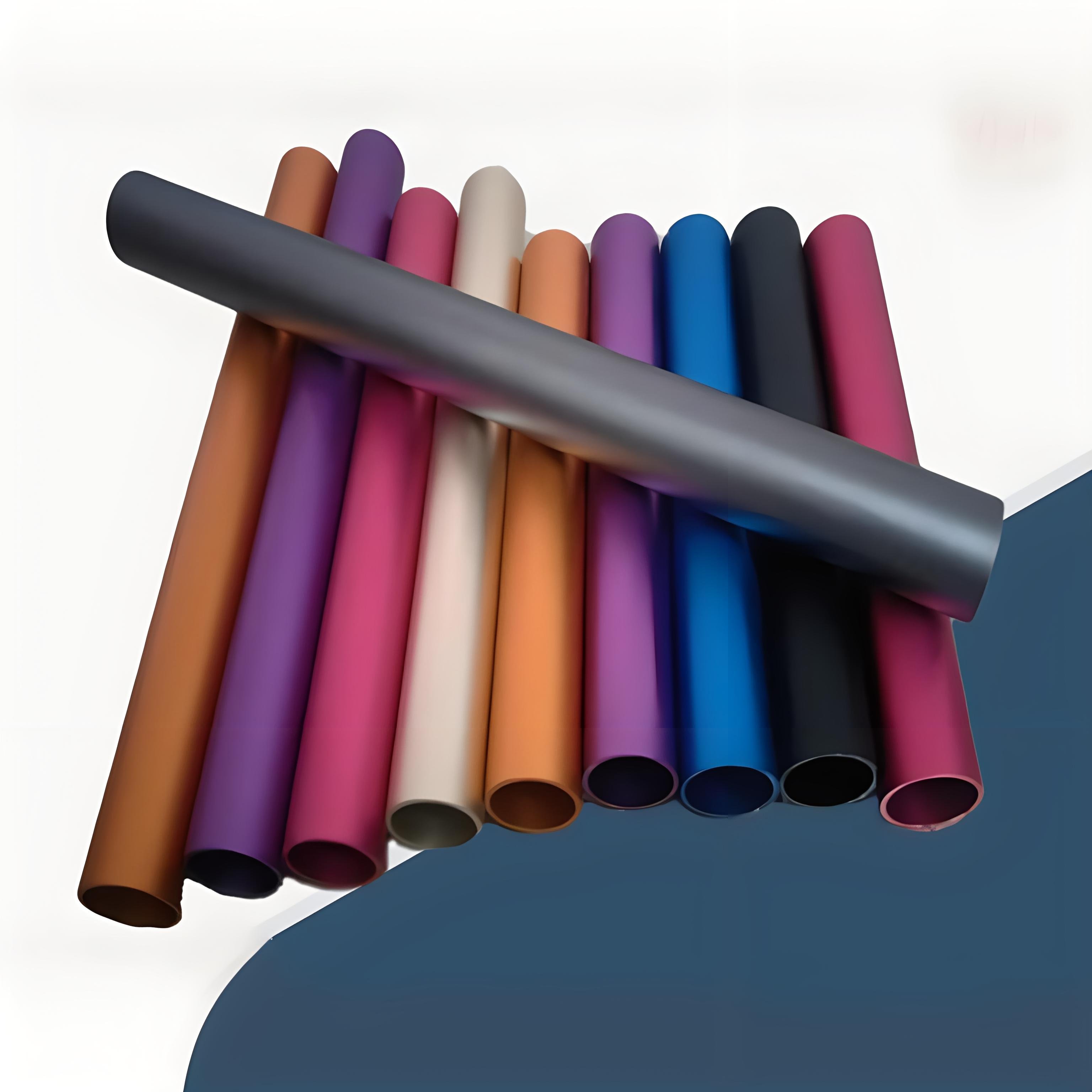 Customized size 6063 anodized 10mm diameter aluminum pipe