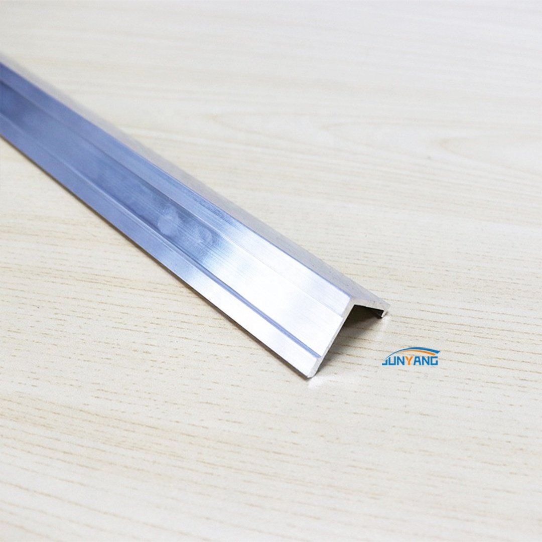 Junyang Aluminum Factory Custom High Quality and Low MOQ 6061 6063 Various size L-Shaped Angle Aluminum Profile