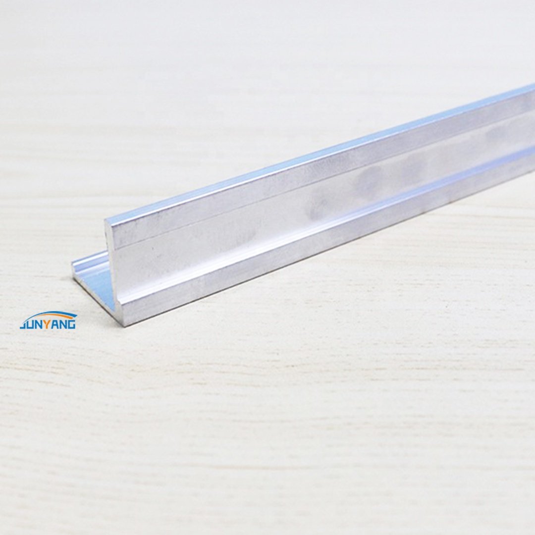 Junyang Aluminum Factory Custom High Quality and Low MOQ 6061 6063 Various size L-Shaped Angle Aluminum Profile
