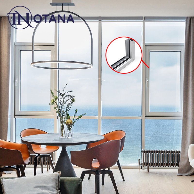 Wholesale supply high quality cheap aluminum frame profiles for windows good quality insulation aluminum profiles