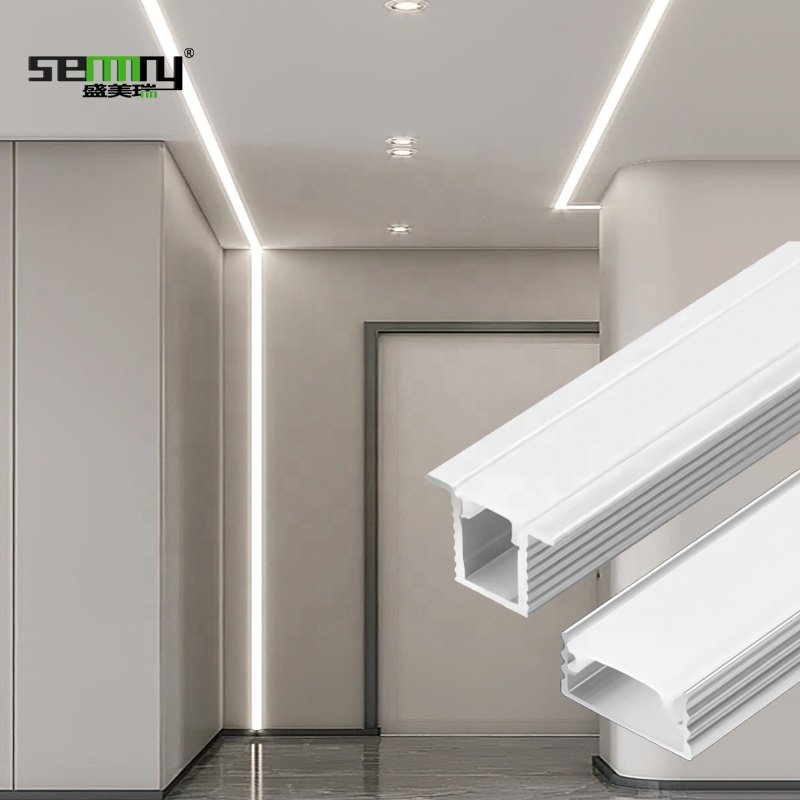 LED Aluminium Profile Channels Extrusions LED Strip Profiles Aluminum for Cove Lighting