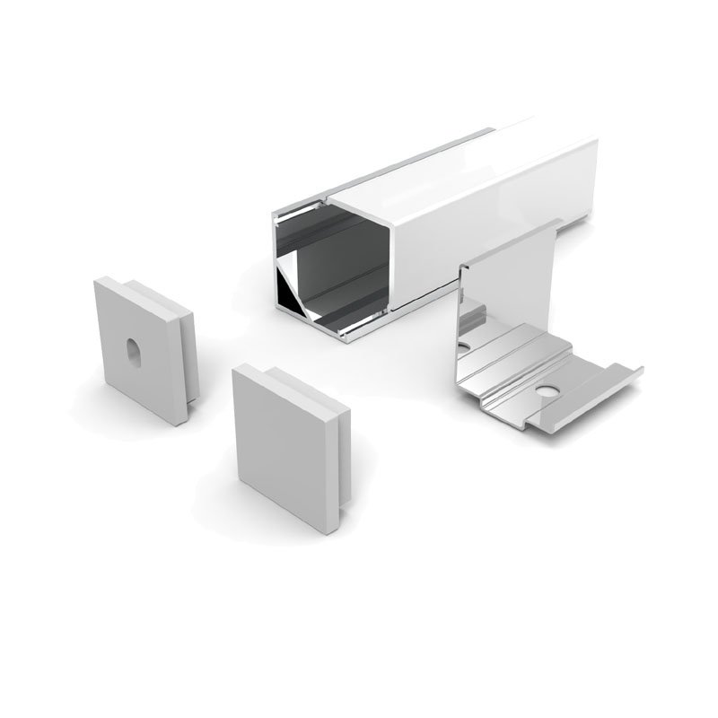 For Cabinet 45 90 Degree Angle Light 16mm Wide Surface Mounted Strip Extrusion channel Corner Led Aluminum Profile